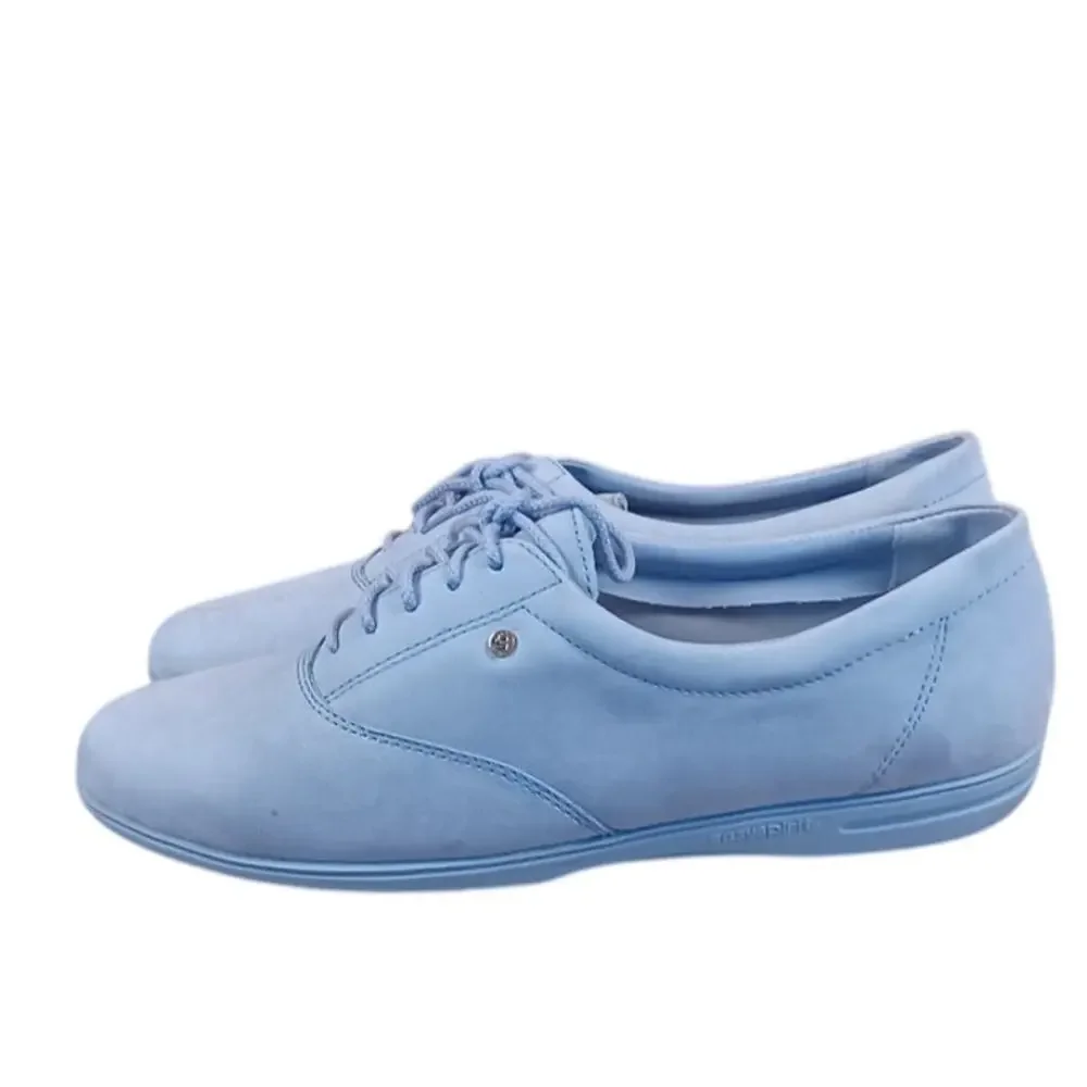 Easy Spirit AntiGravity Motion Faded Blue Nubuck Oxford Sneakers Womens Size 9 N